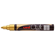Uni Chalk Marker 1.8-2.5mm Bullet Tip Gold PWE5M